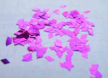 Плівка для ефекту "Бите скло" порізана в колбочках фіолетова Київ