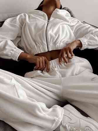 Женский прогулочный костюм двойка: кофта и штаны турецкий велюр Одесса