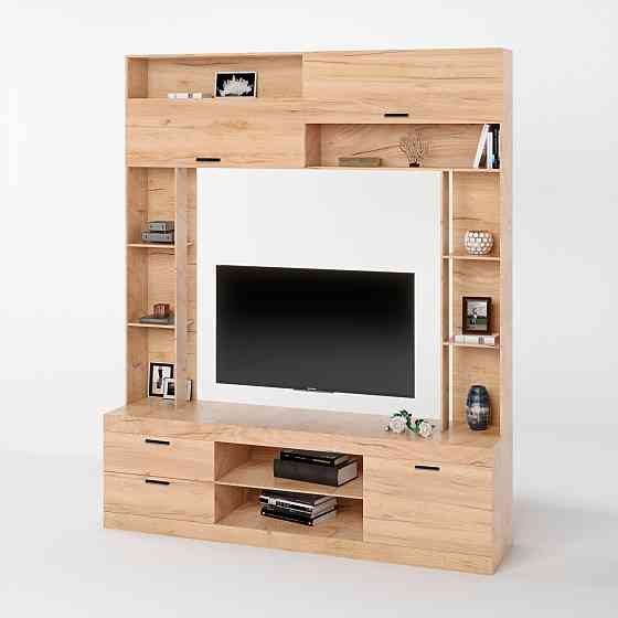 Стенка для гостиной Эверест Соната дуб крафт золотой (DTM-2714) Львов