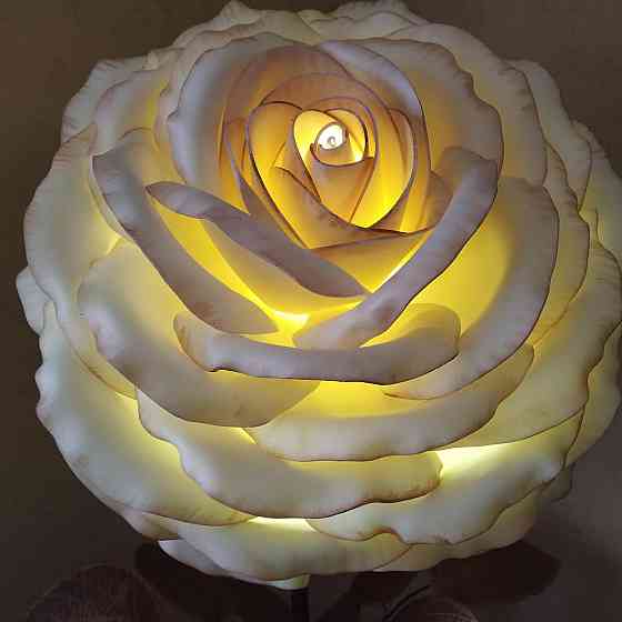 Торшер-нічник "Троянда Мідна красуня" Дніпро