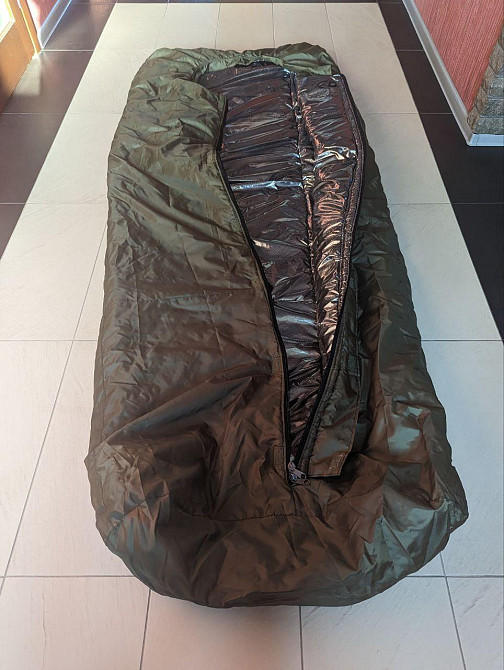 Армійський зимовий спальний мішок - 30 КіБорг ЗСУ кокон зимовий Omni-Heat Днепр - изображение 3