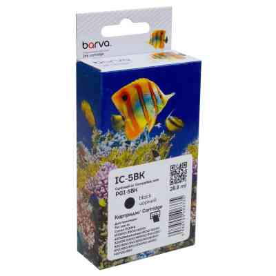 Картридж Barva Canon PGI-5PGBK (0628B024) 500с (IC-5BK) Винница