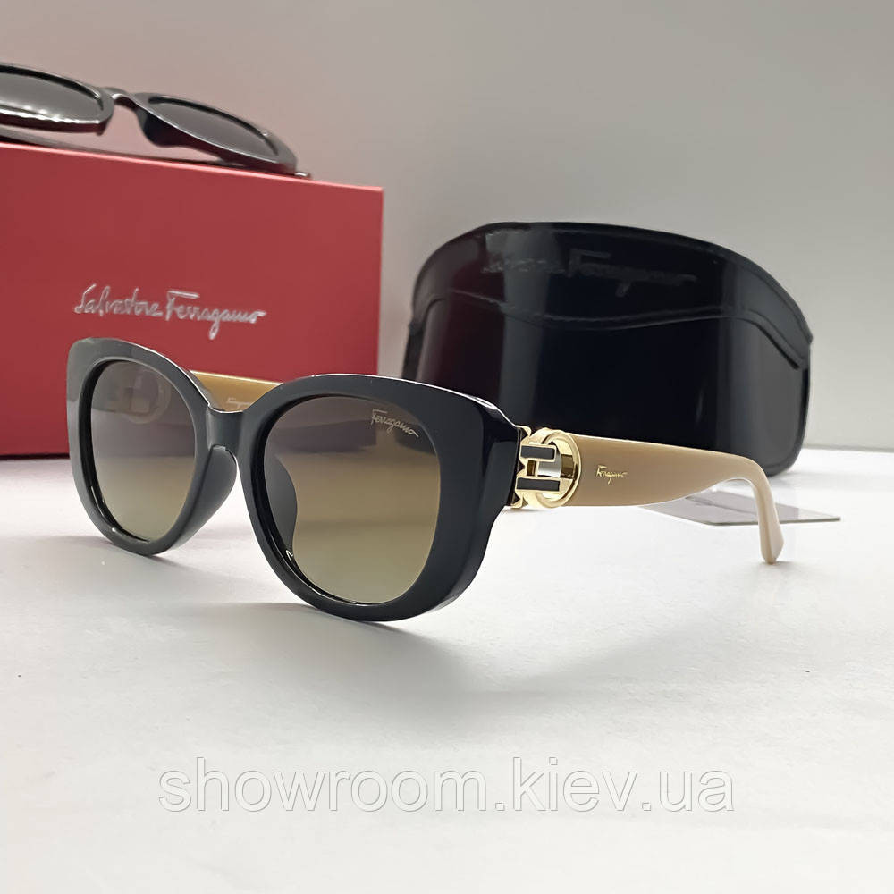 Женские брендовые солнцезащитные очки с градиентом (2887) Киев - изображение 4