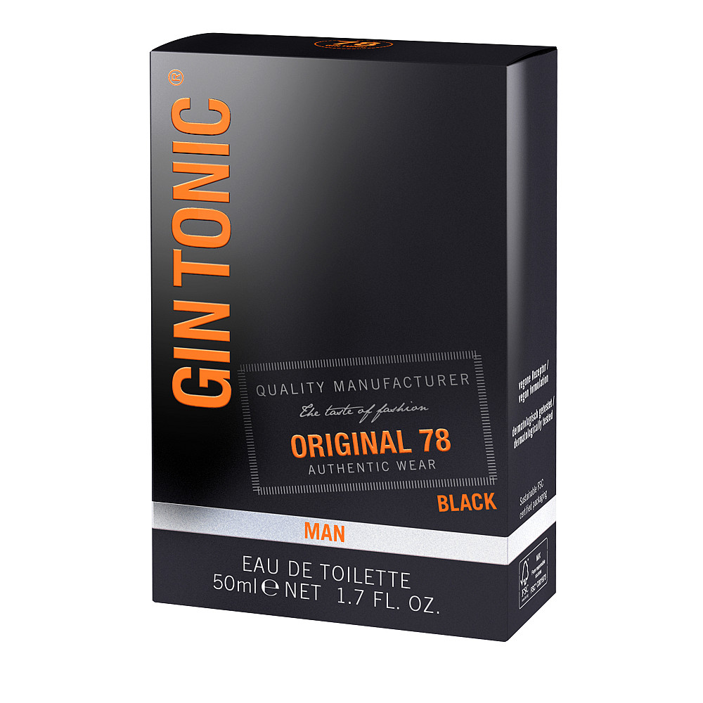 Туалетна вода для чоловіків Original 78 Black Gin Tonic 50 мл Київ - фото 2