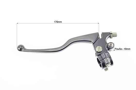 Loncin LX250-15 Важіль керма лівий з кріпленням під дзеркало (М10) Бершадь