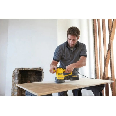 Шлифовальная машина Stanley FatMax, 480W, 4000-12000 об/мин, диск 125 мм, 3,9 кг, кейс (FME440K) Винница - изображение 5