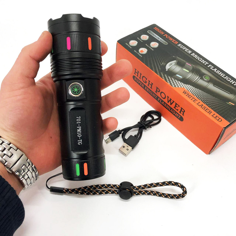 Світлодіодний ліхтарик Акумуляторний ліхтар, Портативний ліхтар із функцією зарядки SV-58 Львів - фото 4