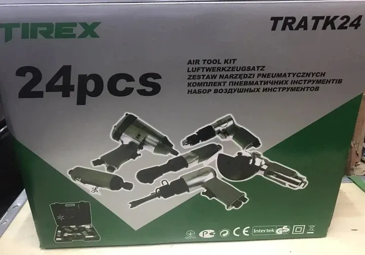 Набір пневматичного інструменту TIREX TRATK24 24 ел для сто професійний пневмоінструмент в кейсі  для монтажних робіт Львів - фото 6