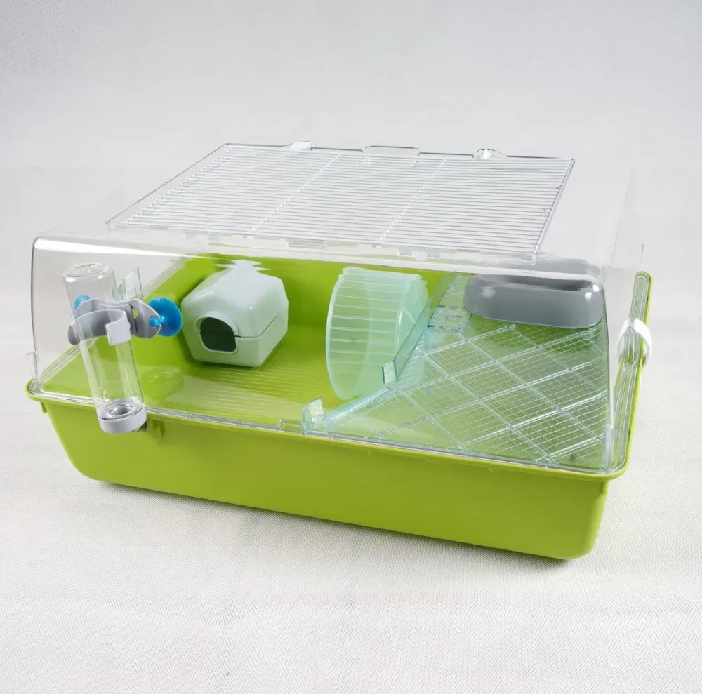 Літак з дахом для хом'яків і гризунів Ferplast Mini Duna Hamster (Ферпласт Міні Дюна Хамстер) Зелений Запоріжжя - фото 2