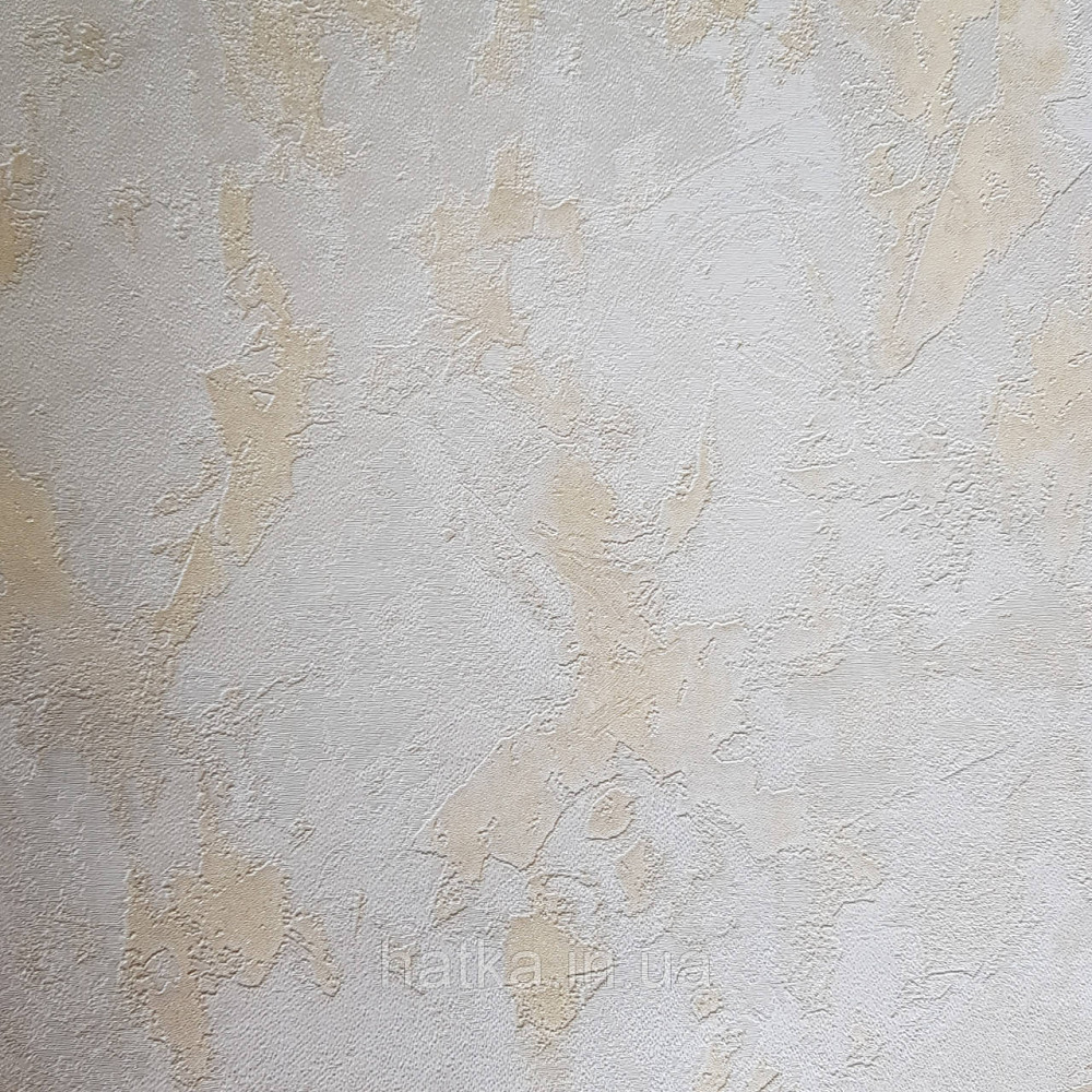Шпалери метрові вінілові на флізелін 24 Carati Cristiana Masi під штукатурку структурні молочні з золотистим Київ - фото 2