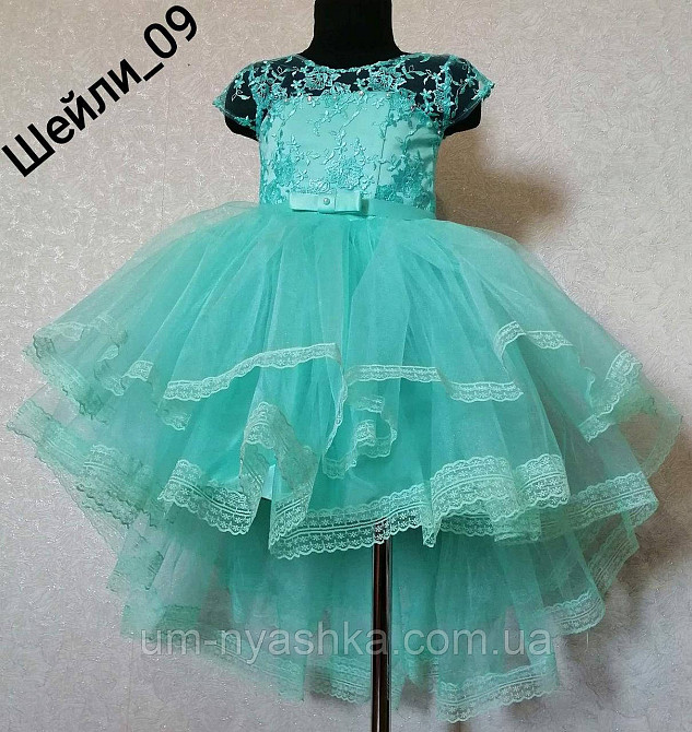 Пышные нарядные удлиненные платья Шейли на рост 104-116 Кривой Рог - изображение 8