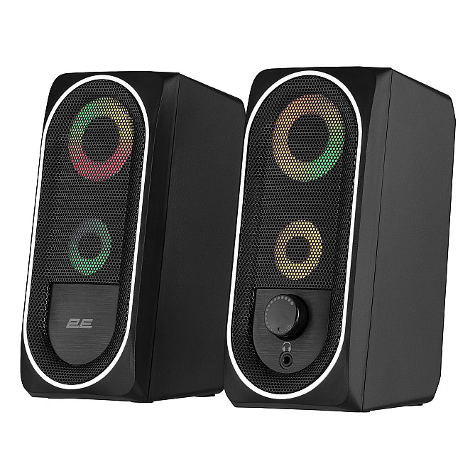Акустична система 2E PCS234 RGB, 2.0, USB, Black Київ - фото 13