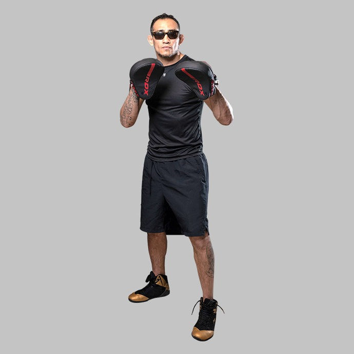 Лапи боксерські RDX F6 KARA Matte Red Кам'янське - фото 6