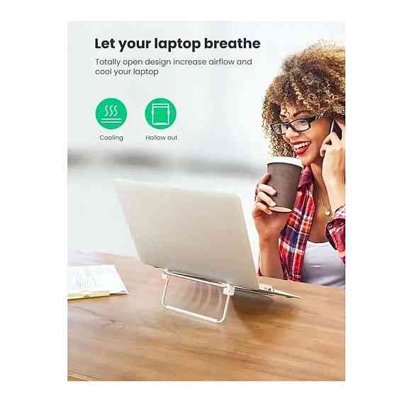 Підставка для ноутбука UGREEN LP230 Desktop Laptop Stand (Silver)(UGR-80348) (UGR-80348) Киев