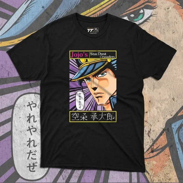 Футболка для підлітка хлопчика з принтом Джо Джо Джотаро Куджо 2 Розмір 160 Anime10621 Дніпро - фото 1