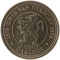 НИДЕРЛАНДЫ 1 даальдер - 1679 год + сертификат Полтава - изображение 1