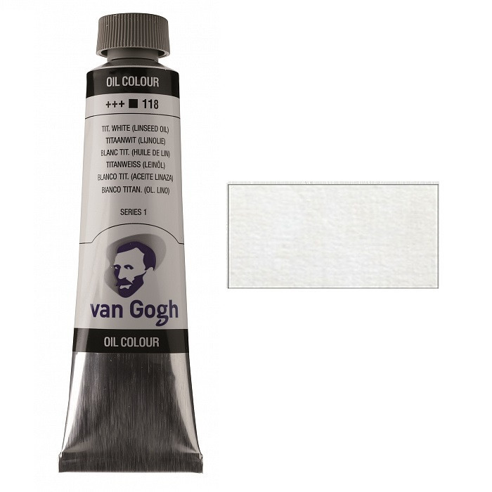 Фарба олійна VAN GOGH (118) Білила титанові (на лляній олії) 40 мл Royal Talens Київ - фото 1