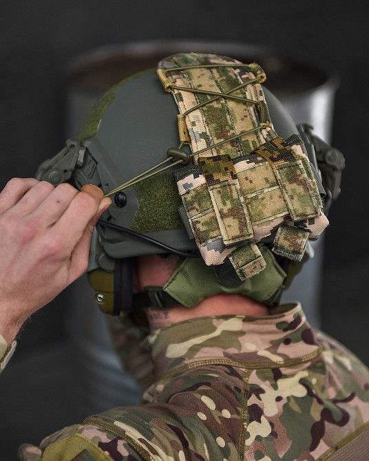 Підсумок на шолом супротивник на каску сумка для батарей Піксель військове обмундирування ЗСУ Одеса - фото 1