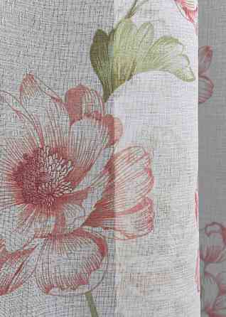 Тюль VR-Textil 1867т Flora Батист Різнобарвний 400х270 см (42-1376) Київ
