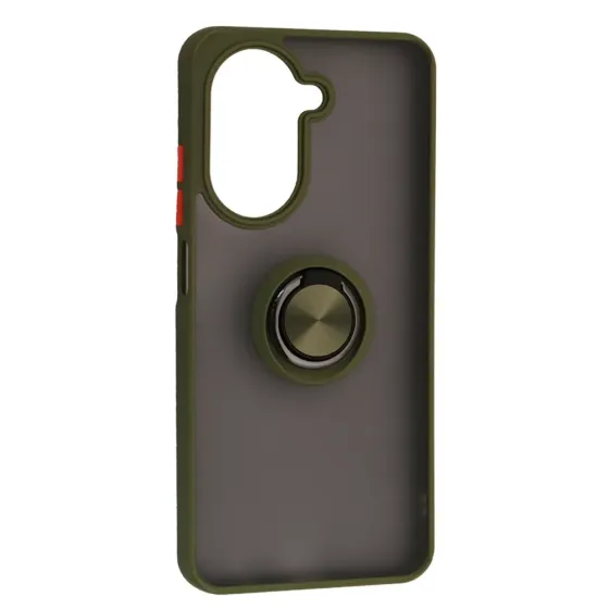 Xiaomi Poco X8 Pro 5G Чехол матовый Кольцо (хаки) Одесса