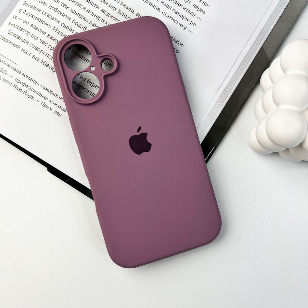Чохол для iPhone 16 Silicone Full Case Taro Purple Київ - фото 3