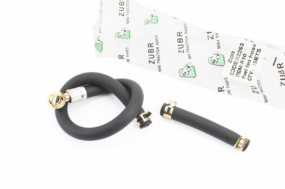 Трубка - шланг паливний L1-400mm, L2-100mm, к-кт 2шт Київ - фото 1