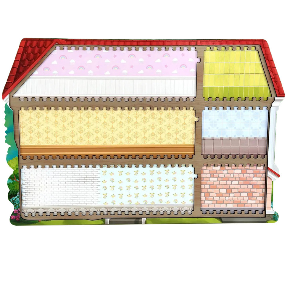 Деревянный пазл-вкладыш 