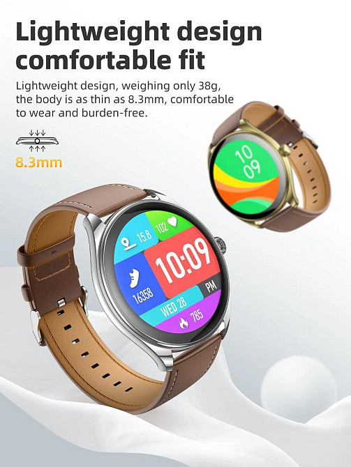 Смарт-часы HOCO Y22 AMOLED Smart sports watch Black 6942007628983 Одесса - изображение 8