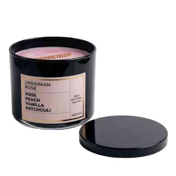Свічка ароматизована велика Ukrainian Rose 400 мл Київ