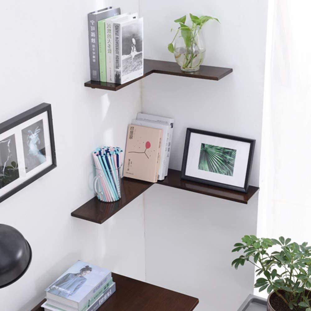 Кутова настінна полиця "Бока 50" мокко Миколаїв - фото 3