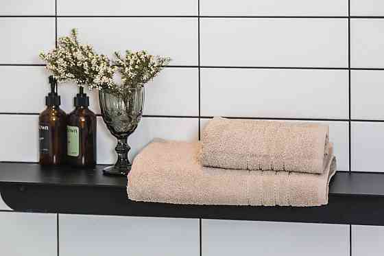 Ecotton Рушник Ecotton 50х90 см махровий високої щільності 420 г/м² бежевий Beige Киев