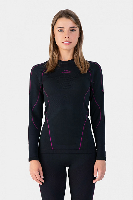 Термобілизна жіноча AVECS - 70513/1 Вишневе - фото 6