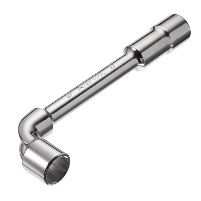 Ключ торцевой с отверстием, L-образный, 27 мм INTERTOOL HT-1627 Киев - изображение 2