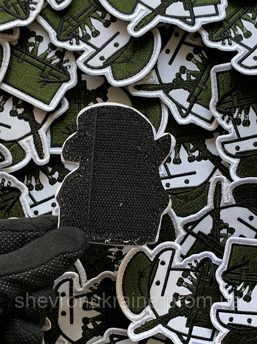 Шеврон флорк артиллерист (Форма контурная. На липучке) Размер 8x6.5см Киев - изображение 7