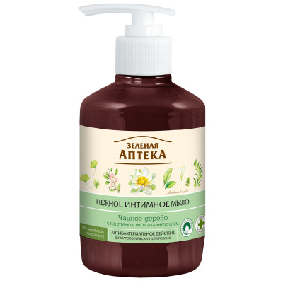 Мило для інтимної гігієни Зелена Аптека Чайне дерево Антибактеріальне 370 мл (4823015907807) Вінниця - фото 1