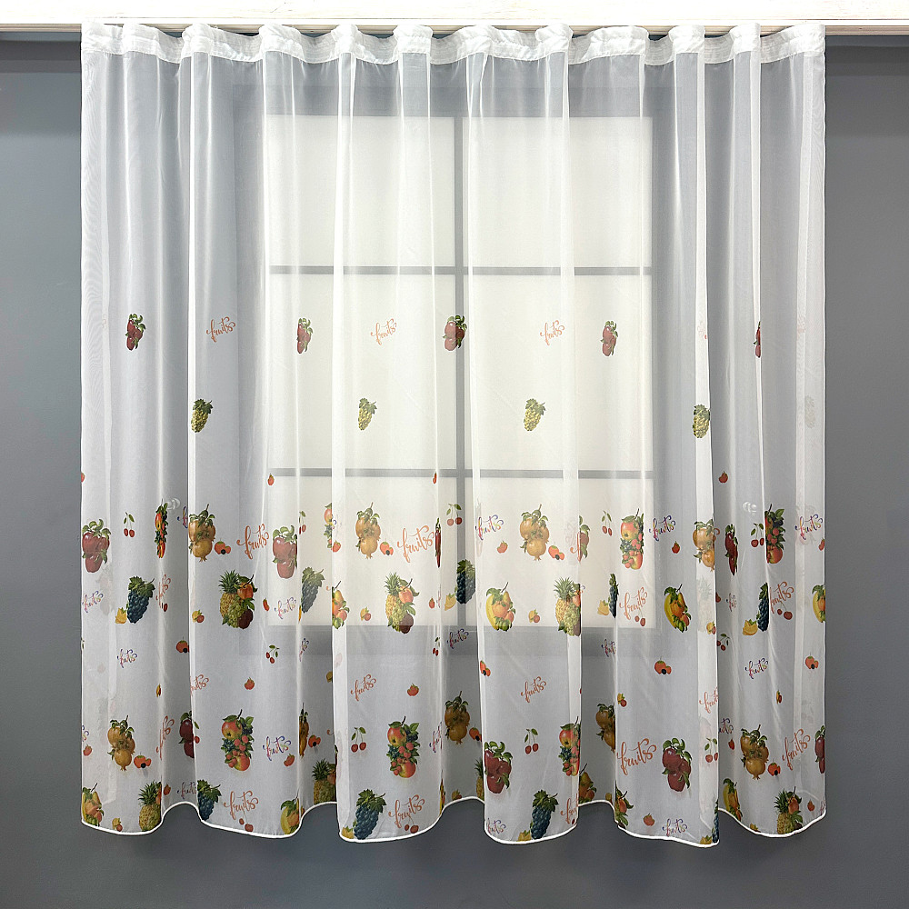 Кухонная арка VR-Textil № 1755т шифон разноцветный 300х170 см (53-0055) Киев - изображение 1