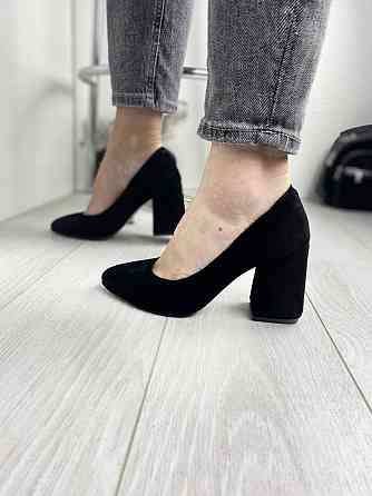 Nivelle Туфлі жіночі NIVELLE 1592/8051-8050 чорні (весна-осінь, замша натуральна) (3153) 39 Коломыя