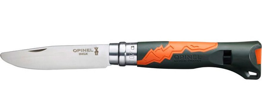 Універсальний Складаний Ніж для дітей зі свистком Opinel No.7 "Outdoor Junior" (002151) Нержавіюча сталь Нововолинськ - фото 3