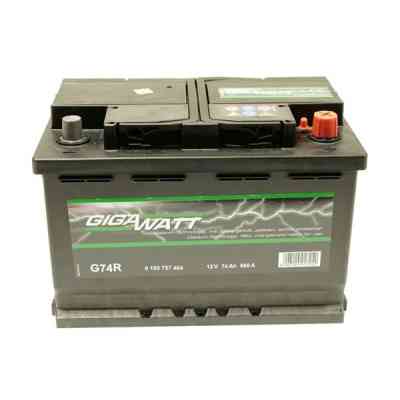 Аккумулятор автомобильный GigaWatt 74А (0185757404) Винница