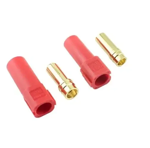 Роз'єм живлення Amass XT150, 500В, 100А/150А, комплект (штекер+гніздо), 8AWG, червоний Полтава - изображение 1