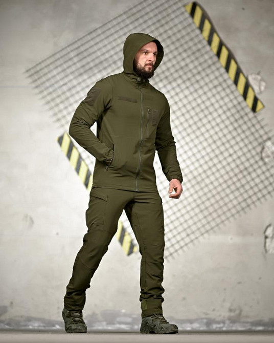 Эластичная тактический костюм agony олива  ВТ6860 Одесса - изображение 14