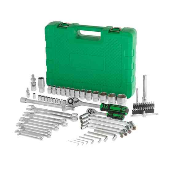 Набір інструментів INTERTOOL 1/2" & 1/4", 77од.(гол.4-32мм, кл.комб,7-19мм,кл.шарн.8-15мм) - для автосервісу Львів