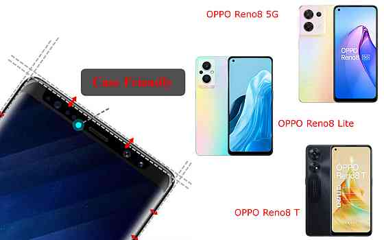 Захисне скло HyperGlass Pro для OPPO Reno8 5G, Reno8 Lite, Reno8 T – максимальна чутливість та захист Київ