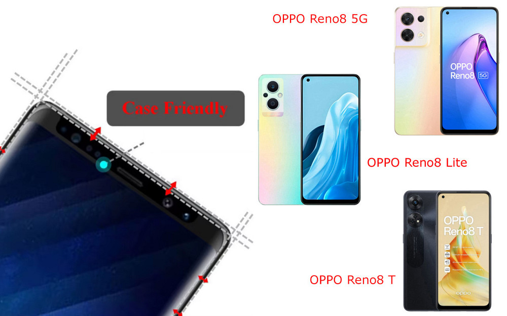 Захисне скло HyperGlass Pro для OPPO Reno8 5G, Reno8 Lite, Reno8 T – максимальна чутливість та захист Київ - фото 4