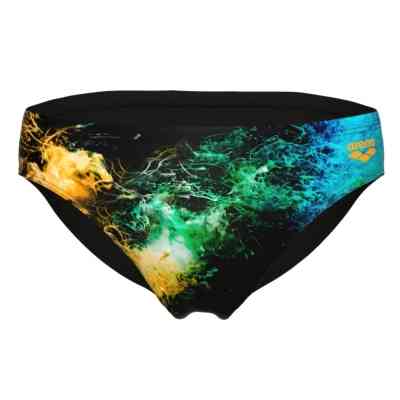 Плавки Arena Vibrant Swim Briefs 008940-550 чорний 80 (3468337526964) Винница