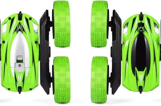 Машинка перевертыш вездеход трюковая на радиоуправлении Ydjia Stunt Car D828 Green Коломыя