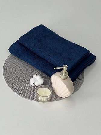 Комплект рушників Ideal Textile однотонних Ideal Textile 50х90 см + 70х140 см 360 г/м2 (56861149) Си Чернівці - фото 3