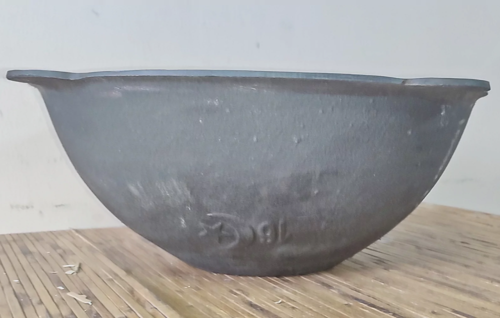 Казан чугунный узбекский 16л с плоским дном и алюминиевой крышкой Киев - изображение 5