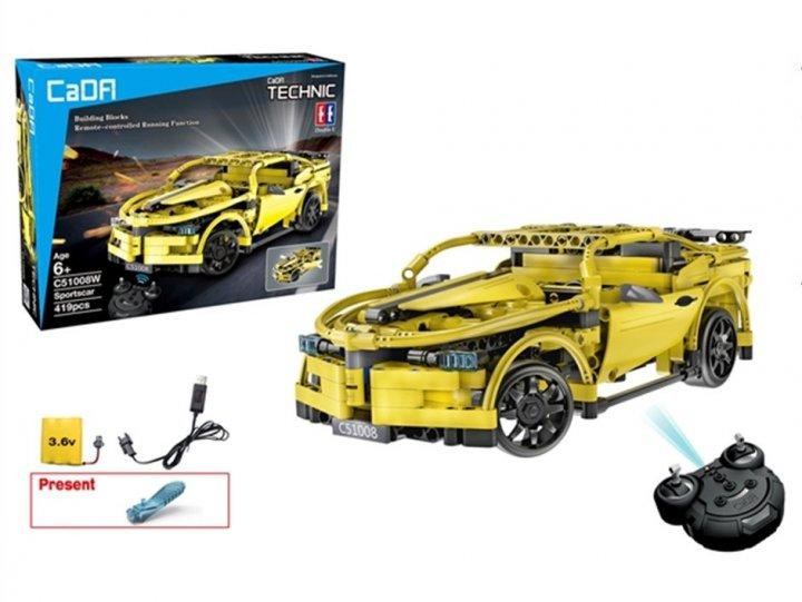 Конструктор CaDa Technic Спортивна машина на радіокеруванні 419 деталей (C51008W) Чернігів - фото 1
