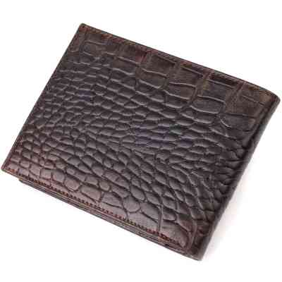 Гаманець Canpellini Без застібки з натуральної шкіри Коричневий (21759) Вінниця